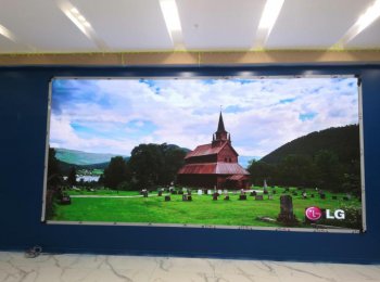 汝阳康普食品公司Q2.5全彩LED显示屏